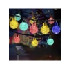 Solar Kristal Top Aydınlatma, 50 LED ve 8 Mod ile Bahçe Süsleme