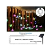 Solar Kristal Top Aydınlatma, 50 LED ve 8 Mod ile Bahçe Süsleme