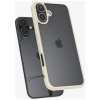 Spigen Apple iPhone 16 Plus ile Uyumlu ince Kılıf Ultra Hybrid Sararmaya Dayanıklı DuraClear™ Hava Kanalı Teknolojisi™ Askeri Sınıf Koruma Mute Beige Şeffaf Kapak - ACS08073