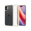 Spigen Apple iPhone 16 Plus ile Uyumlu ince Kılıf Ultra Hybrid Sararmaya Dayanıklı DuraClear™ Hava Kanalı Teknolojisi™ Askeri Sınıf Koruma Mute Beige Şeffaf Kapak - ACS08073