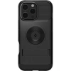 Spigen Apple iPhone 16 Pro ile Uyumlu Ekstra Dayanıklı MagSafe Kılıf Slim Armor Hava Kanalı Teknolojisi™ Askeri Sınıf Koruma MagFit KickStandlı Black Çift Katman Kapak - ACS08164