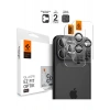 Spigen Apple iPhone 17 Pro Max / 17 Pro / 16 Pro Max / 16 Pro / 15 Pro Max / 15 Pro / 14 Pro Max ile Uyumlu Kamera Lens Camı Koruyucu Kolay Kurulum GLAS.tR EZ Fit Optik Pro (2 Adet) Gray - AGL10125