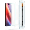 Spigen Apple iPhone Air ile Uyumlu Cam Ekran Koruyucu AluminaCore™ iyonlaştırılmış Güçlendirilmiş Cam Teknolojisi Kolay Kurulum GLAS.tR EZ Fit Slim HD (2 Adet) - AGL09861