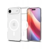 Spigen Apple iPhone Air ile Uyumlu ince MagSafe Kılıf Liquid Crystal Sararmaya Dayanıklı DuraClear™ Hava Kanalı Teknolojisi™ Askeri Sınıf Koruma MagFit Clear White Şeffaf Kapak - ACS10395