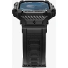 Spigen Apple Watch 46mm Seri 11/10 ile Uyumlu Kılıf & Kordon Kayış Rugged Armor Pro Matte Black - ACS08604