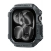 Spigen Apple Watch 46mm Seri 11/10 ile Uyumlu Kılıf Rugged Armor 2 Matte Black - ACS10499