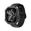 Spigen Apple Watch 46mm Seri 11/10 ile Uyumlu Kılıf Rugged Armor 2 Matte Black - ACS10499
