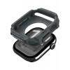 Spigen Apple Watch 46mm Seri 11/10 ile Uyumlu Kılıf Rugged Armor 2 Matte Black - ACS10499