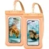 Spigen Aqua Shield Floating WaterProof iPX8 Sertifikalı Su Geçirmez Yüzer Kılıf (2 Adet) A610 Apricot - ACS06018
