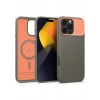 Spigen Caseology Apple iPhone 16 Pro Max ile Uyumlu Silikon MagSafe Kılıf Nano Pop Mag Standlı Hava Kanalı Teknolojisi™ Askeri Sınıf Koruma Papaya Gray Kaymaz Kapak - ACS08303