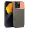 Spigen Caseology Apple iPhone 16 Pro Max ile Uyumlu Silikon MagSafe Kılıf Nano Pop Mag Standlı Hava Kanalı Teknolojisi™ Askeri Sınıf Koruma Papaya Gray Kaymaz Kapak - ACS08303