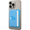 Spigen Caseology Apple iPhone için MagSafe özellikli 3 Kartlı Manyetik Cüzdan Folder Pop Wallet Sky Blue Music - AFA07498