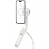 Spigen Kablosuz Bluetooth Selfie Çubuğu MagSafe ile Uyumlu Uzaktan Kumandalı Tripod / 60 cm Kadar Uzatılabilir Kolay Taşınabilir MagFit S571W Dune Beige - AMP07657