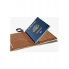 Spigen Passport Holder RFID Korumalı Seyahat Çantası Pasaport Cüzdan Dune Beige - AFA08348