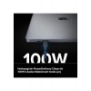 Spigen USB-C to USB-C 1 Metre E-Mark Çipli Örgü Kablo 100W Güç / PPS 2.0 Super Hızlı Şarj / Data Type-C Ekstra Dayanıklı ArcWire PB1800 Black - 000CB24746
