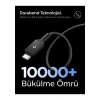 Spigen USB-C to USB-C 1.2 Metre Kablo 240W Güç / PPS 2.0 Desteği Super Hızlı Şarj / 40Gbps (E-Marker Çip) Data Aktarım Hızı / 8K Görüntü Aktarım / PD USB4 Gen3 Type-C Ekstra Dayanıklı Black - ACA09461