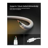 Spigen USB-C to USB-C 2 Metre Kablo 60W Güç / PPS 2.0 Desteği Super Hızlı Şarj / 480 Mbps Data Aktarım Hızı Type-C Ekstra Dayanıklı Black - ACA08720