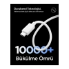 Spigen USB-C to USB-C 2 Metre Kablo 60W Güç / PPS 2.0 Desteği Super Hızlı Şarj / 480 Mbps Data Aktarım Hızı Type-C Ekstra Dayanıklı White - ACA08719