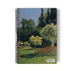 Spiralli Çizgisiz Defter, A5 Boyutunda 100 Sayfa Sanat Temalı