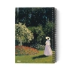Spiralli Defter, Claude Monet Temalı Sanat Tasarımı ve 100 Sayfa