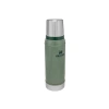 Stanley Classic Legendary Vakumlu Çelik Termos, Yeşil (Hammertone Green), 0.75 L