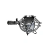 Stüdyo mikrofonu için shock mount, ses kalitesini artırır