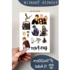 Su Geçirmez Harry Potter Temalı Orta Boy Sticker Seti
