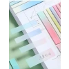 Su Geçirmez Şeffaf Yapışkanlı Not Kağıdı, Karma Şerit (Karma Şerit 4)