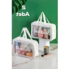 Su Geçirmez Seyahat Makyaj Organizer Çantası 20x30 cm, 2li Set