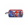 Su İtici Özellikli Çift Gözlü Kalem Çantası - Spiderman Temalı