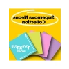 Süper Yapışkan Not Defterleri, 8 Adet, 4,8 x 4,8 cm, Neon Renkler