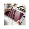 Süresiz Haftalık Masaüstü Planlayıcı - 24x34 cm, Bordo