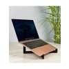 Taşınabilir Ahşap Laptop Standı - Siyah