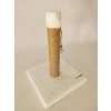 Tek Katlı Beyaz Kedi Tırmalama Tahtası