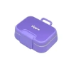 Tek Katlı Mor Paslanmaz Çelik 1030ml Lunchbox, 2 Bölmeli Sefer Tası
