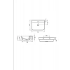 Turavit Luna 55 cm Lavabo