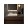Turavit Vega Dikdörtgen Beyaz Delikli Lavabo 50X42 cm VG0050
