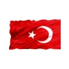 Türk Bayrağı, Kalın Alpaka Kumaş, Dayanıklı ve Çift Dikişli