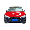Türkiye Bayrağı Kaput Fan Öğesi, 115CM x 155CM Boyutunda