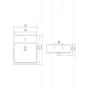 Turkuaz Cerastyle Pinto Etajerli Lavabo 75 cm 080000U