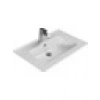 Turkuaz Cerastyle Turkuaz Blue Etajerli Lavabo 70*47 cm