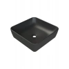 Turkuaz Mat Siyah One 46X46 cm Lavabo 076007-97