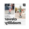 Turkuaz Renkli LED Tekerlekli Çocuk Scooter, Scoot and Ride Highwaykick 3