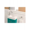 Turkuaz Seramik Cerastyle City Mini 25X50CM Lavabo ( Sol )