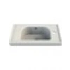 Turkuaz Seramik Frame Etajerli Lavabo 50 x 28 cm Sağdan Delikli