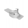 Turkuaz Seramik Harmony 100 cm Etajerli Lavabo (Sağdan Hazneli)