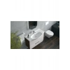 Turkuaz Seramik Lila 80 Cm Etajerli Lavabo