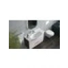 Turkuaz Seramik Lila 80 Cm Etajerli Lavabo
