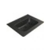Turkuaz Seramik Mat Siyah Blue 60 cm Etajerli Lavabo