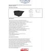 Turkuaz Seramik Mat Siyah Ibiza Rimless Asma Klozet+ Uf Kapak
